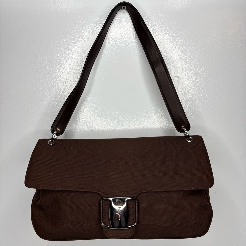 Salvatore Ferragamo Vintage Nylon Shoulder Bag